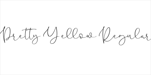 Pretty Yellow Regular Logo