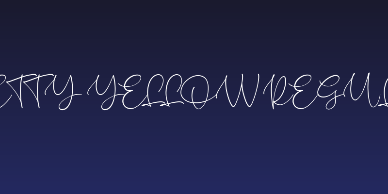 Pretty Yellow Regular Social Header