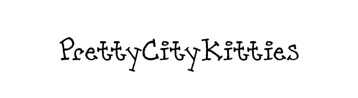 PrettyCityKitties Font