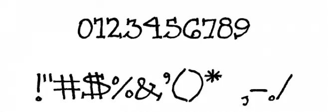 PrettyCityKitties Font OTHER CHARS