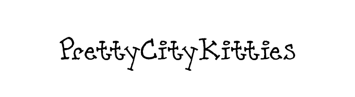 PrettyCityKitties Font