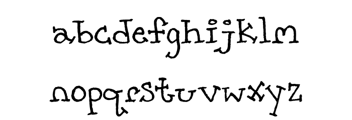 PrettyCityKitties Font LOWERCASE