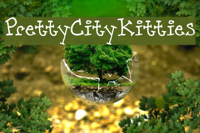 PrettyCityKitties Font examples