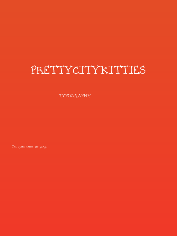 PrettyCityKitties Poster