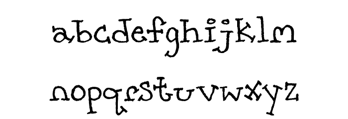 PrettyCityKitties Font LOWERCASE