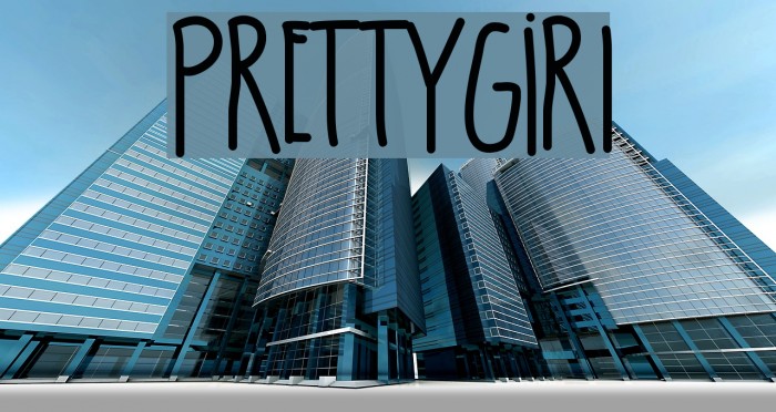 PrettyGirl Font examples