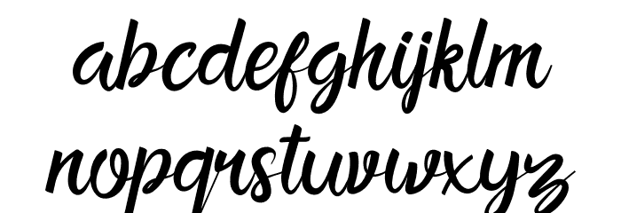 PrettyHoney Font LOWERCASE