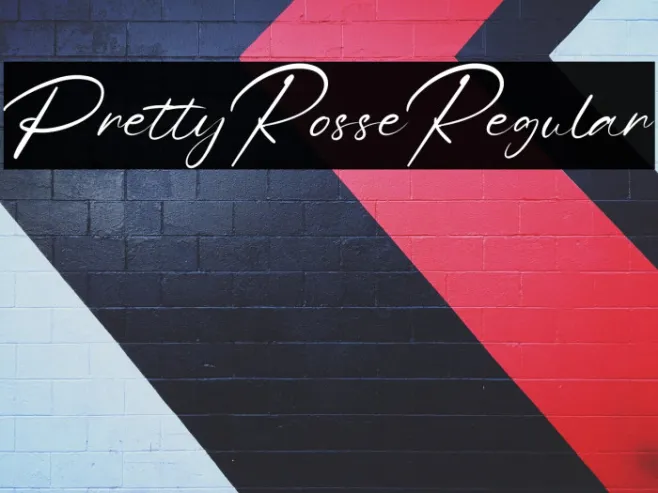 PrettyRosseRegular Example 1