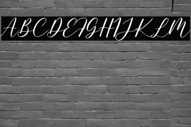 PrettyShine Font examples