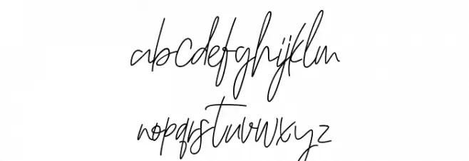 Prettygirl Schriftart Kleinbuchstaben