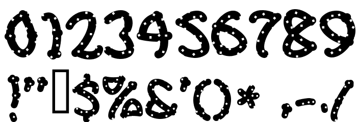 Pretz Salted Font OTHER CHARS