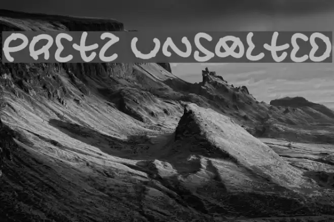 Pretz Unsalted Font examples