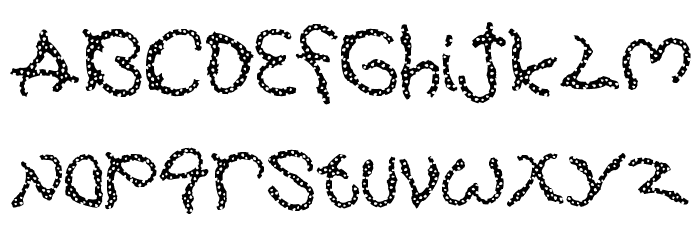 Pretzel Font LOWERCASE
