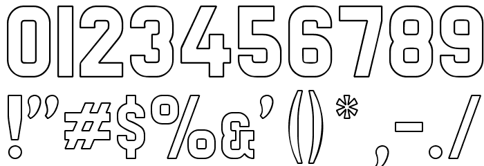Preussische VI 9 Linie Font OTHER CHARS