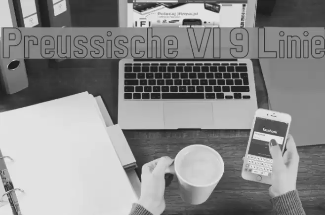 Preussische VI 9 Linie Caratteri examples