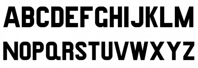 Preussische VI 9 خط أحرف كبيرة