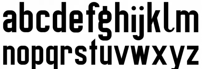 Preussische VI 9 Caratteri MINUSCOLO