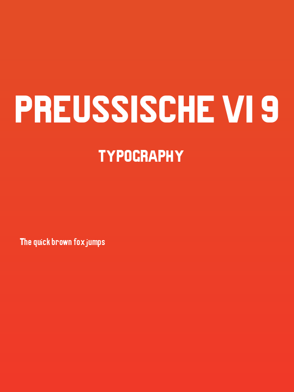 Preussische VI 9 Poster