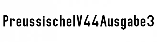 PreussischeIV44Ausgabe3  les polices de caractères gratuit tlcharger