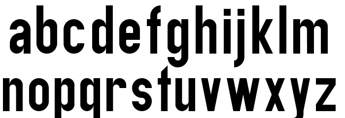 PreussischeIV44Ausgabe3 Font LOWERCASE