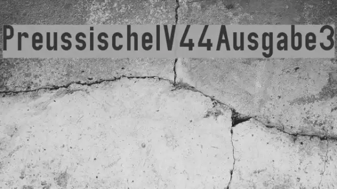 PreussischeIV44Ausgabe3 Шрифта examples