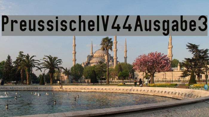 PreussischeIV44Ausgabe3 Font examples