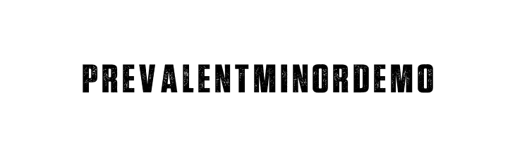 Prevalent Minor Demo  Free Fonts Download