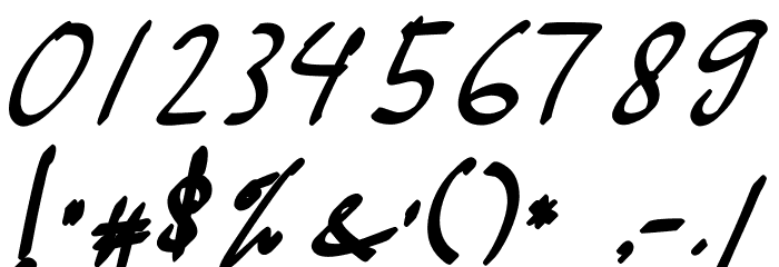 Prewedding Font OTHER CHARS