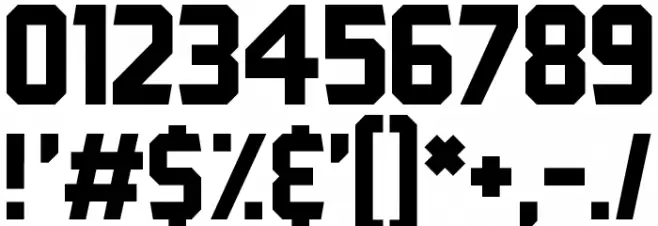 Prezident Font OTHER CHARS