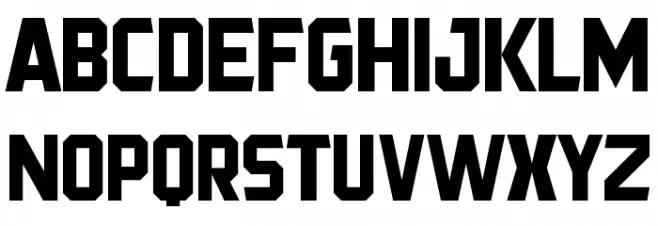 Prezident Font UPPERCASE