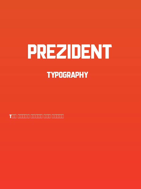 Prezident Poster