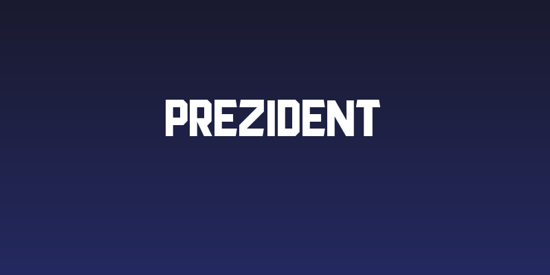 Prezident Social Header