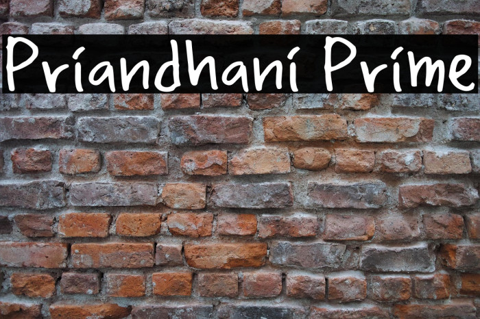 Priandhani Prime Example 2