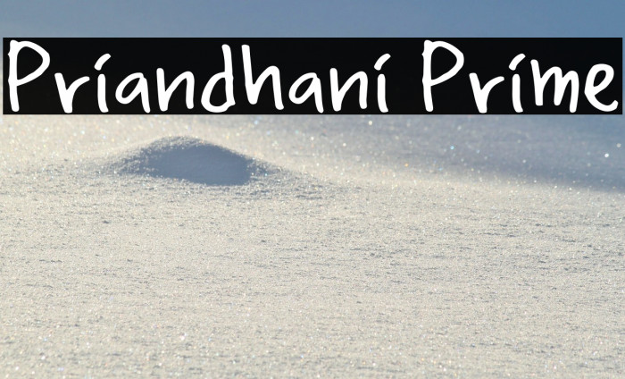 Priandhani Prime Example 3