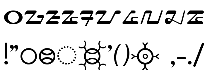 Priangan Font OTHER CHARS