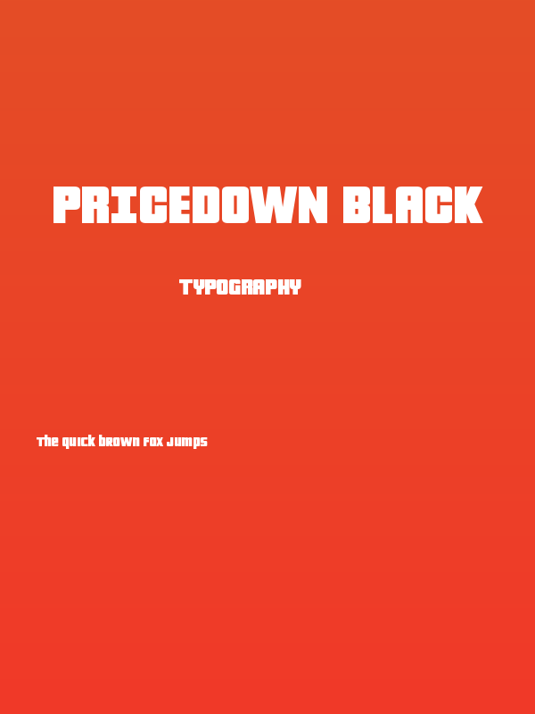 Pricedown Black Poster