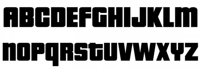 PricedownBl-Regular Polices MAJUSCULES