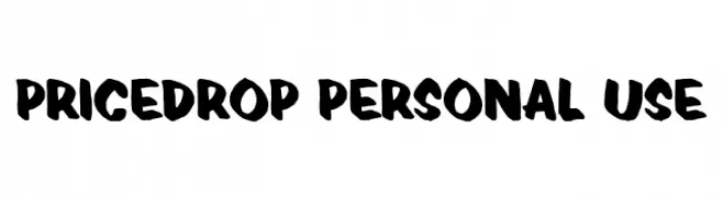 Pricedrop Personal Use  Fuentes Gratis Descargar