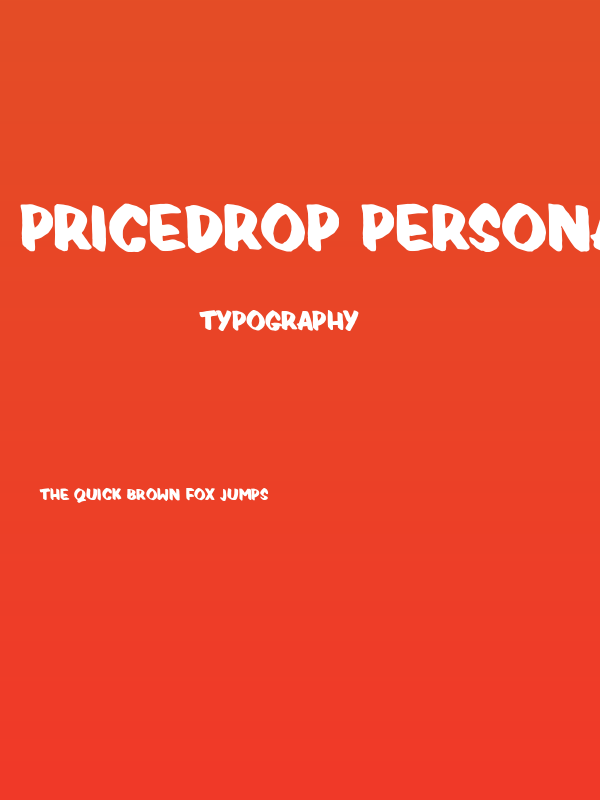 Pricedrop Personal Use Poster