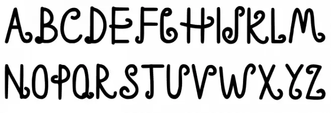 Pricilial Regular Schriftart Groß