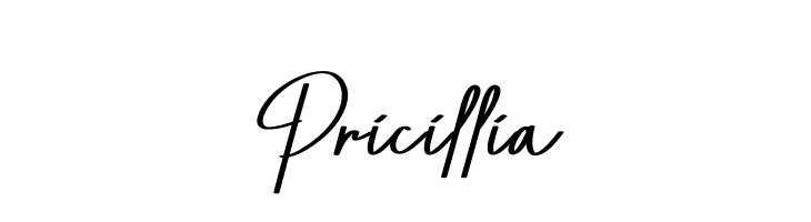 Pricillia  免费字体下载