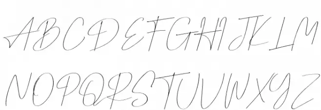 Pricillia Schriftart Groß