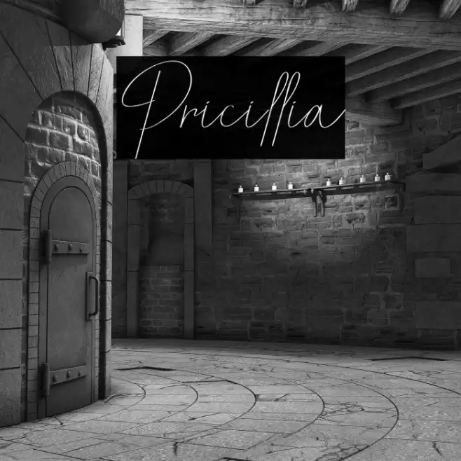 Pricillia Font examples