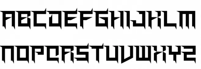 Prick Habit Regular フォント 大文字