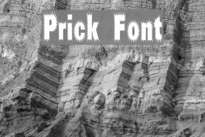 Prick Font examples