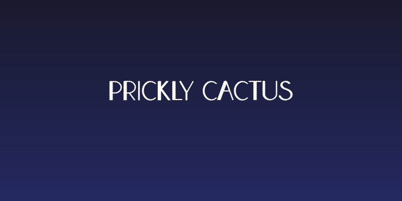 Prickly Cactus Social Header