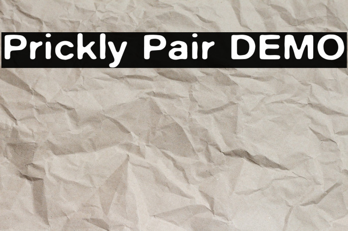 Prickly Pair DEMO Example 2