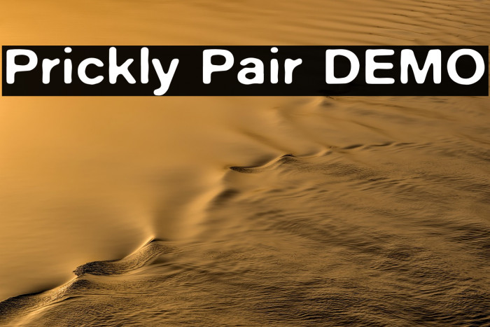 Prickly Pair DEMO Example 3