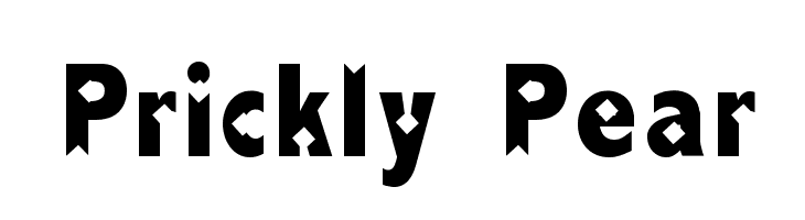 Prickly Pear Font