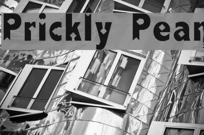 Prickly Pear Font examples
